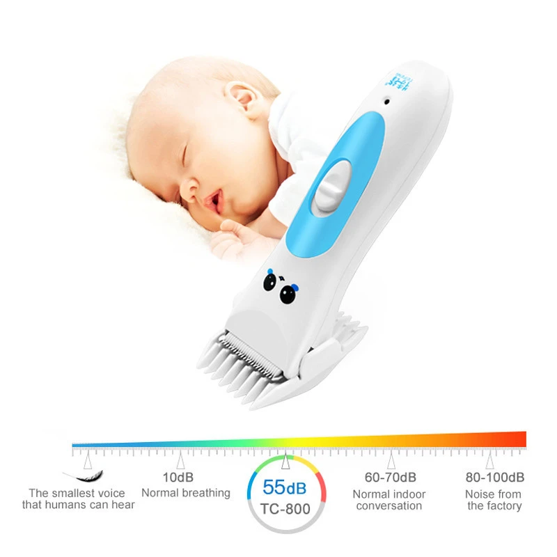 Factory sale high quality safe powerful electric rechargeable baby hair clipper trimmer