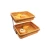 Import Factory wholesale foldable rattan supermarket fruit and vegetable  stand display shelf with basket set from China