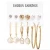 Import Fashion earring set jewelry gold pearl stud statement geometric  acrylic tassel hoop earrings for women from China