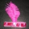 Fashion Festival Decoration Bright Sequin Feather Flapper Headbands Headwear F194