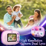 Fashion Kids Digital Camera Instant Print  Camera for Boys & Girls Christmas Birthday Gift Printing Photo Toy Camera