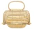 Fashion Womenpopular lady top handle 100% raw bamboo material bag handmade handbag tote beach bag