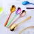 Import Fashional Colorful Stainless Steel Short Handle Tea Coffee Honey Dessert Salad Spoon Ice Cream Spoon from China