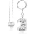 Import Father And Daughter Gift There Is This Girl She Stole My Heart She Calls Me Daddy Father Daughter Keychain Necklace Set from China