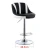 Import Faux Leather with Backrest Large Seats Breakfast Stools for Kitchen Height-Adjustable Swivel Bar Stool from China