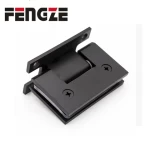 FENGZE 90 Degree Zinc Alloy Shower Hinges Glass Door Bathroom Glass Shower Door Shower Door Pivot Hinge  Stainless steel hinge