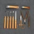 Import FINDKING 10 In 1 Manicure Set Orange Nail Clipper Set PU Leather Beauty Set Nail Tools from China