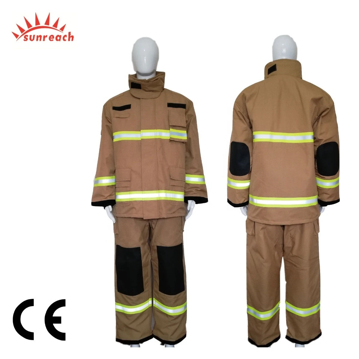 Firefighting Flame Protect Fireman Body Air Permeable Comfortable Fire Suit