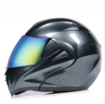 Flip up Helmet with DOT Approved Modular Motorcycle Helmet Double Visor with Bluetooth