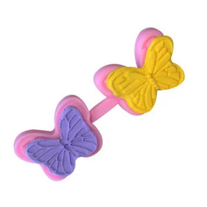 Flower Butterfly Fondant Molds Cake Decoration Stencil Confectionery Sugar Paste 3D Cherry Cake Mold Silicone Molds Cake Tools