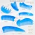 Import Flower Invitation Comb Mold- Glue Scrapping Plate Mold Fish Fin Mold Transparent Silicone  For Epoxy Resin  DIY Mould from China