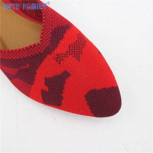 Fly Woven Summer Shoes Women Breathable Mesh Flats Shoes
