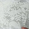 foil fabric print nylon/cotton lace fabric