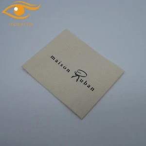Foldable Custom Printed Cotton Clothing Labels