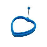 Food Grade Silicone Fire Egg Mold Heart Shape Egg Cooking Ring Egg Cooker With Handle