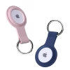 For airtags silicone case with Keychain Phone finder 2021 Portable Silicone Skin gel rubber cover for airtag case with loop