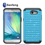 For Samsung Galaxy J3 Mobile Phone Case, Rugged Bling Crystal Diamond Hard Case Cover For J3 Emerge Amp Prime 2