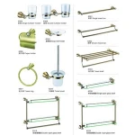 foshan bathroom antique brass towel ring bathroom set