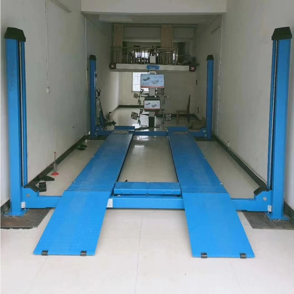 Four Post Car Lift for wheel alignment equipment for sale