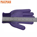 Four Strands Black Rubber Plastic Pvc Dot Palm Cotton Glove
