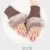 Free size knitted winter warm finger less gloves Short woolen  gloves warm mitten women riding half-finger gloves