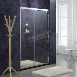 Free standing 8k mirror glass shower enclosure framed folding bath acrylic shower screen