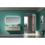 Freestanding Bathroom Vanity Smart Home Double Sink 60 Inch Wood Quality Bathroom Furniture