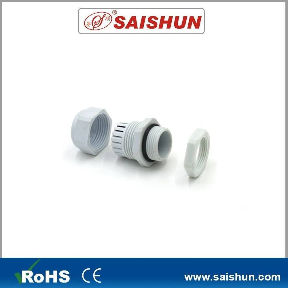 Full custom wholesale Electrical Wiring Accessories And Fittings waterproof White Gray M27 Nylon Cable Gland