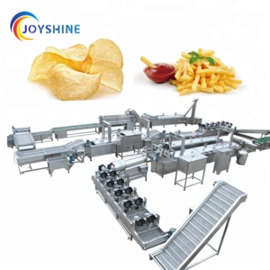 full stainless steel material chips potato making machine potato chips process plant