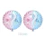 Import gender reveal party supplies photo props blue pink balloon pull flag banner balloon from China
