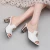 Import Genuine Leather Sandals Outdoor Slipper Shoes Woman Slides Square Head Lazy Muller Shoes Big Size New Pattern Heel Half Slippers from China