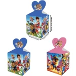 Gift packing box factory professional party supplier kids birthday party decorations custom design paper box Paw Dogs patrol
