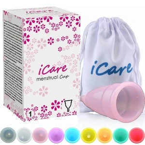 GIMC0TR High Quality Medical 100% Silicone Menstrual Cup Lady Period Menstrual Cups Manufacturer