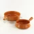 Import glaze terracotta Ceramic hot Chocolate Cheese Melting tools Melting pan from China
