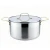 Import gold handle 8pcs high quality stainless steel stock pot cookware casserole set from China