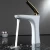 Import Golden Waterfall Sink Mixer Tap Brass Deck Mounted Basin Faucet from China