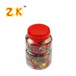 golosina mini fruit jelly i n round Jars fruit Gelatina Jello