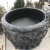 Import Good quality planter pots outdoor simple natural marble stone flower pot from China