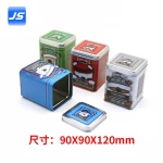 Good quality Tin Pots Packaging for coffee Chinese tea metal can food grade metal tin box customized candy cookie box