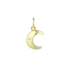 Grace Jewelry New design zircon 925 Sterling Silver Moon shape pendant