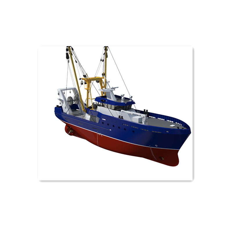 Grandsea 73ft/22.3m Deep Sea Steel Commercial Stern Trawler Fishing Vessel for sale