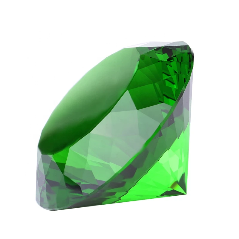 Green Crystal Glass Diamond Supply