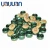 Import Green gold wire 4 Holes button wood clothing accessories color customized from China