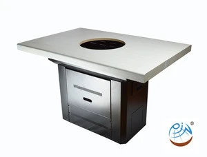 grill and hotpot table for korean bbq tables smokeless restaurant