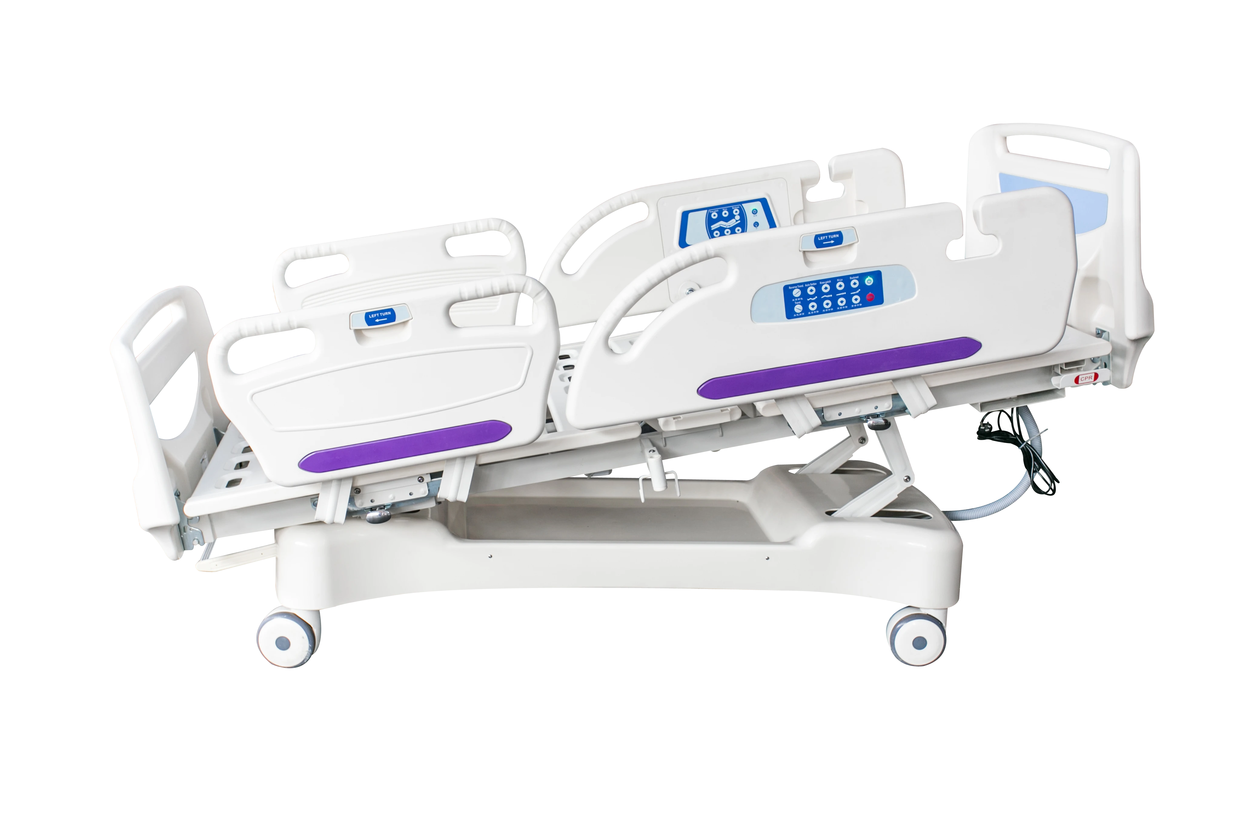 Guangzhou Cheap Electric 5 Function ICU Electric Medical Bed Hospital Bed Price