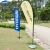Import Guangzhou Fast Delivery High Quality OEM Advertising Teardrop Flag Flying Banner from China