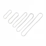 H-shaped Transparent color Food grade Ultra high stretch silicone rubber band