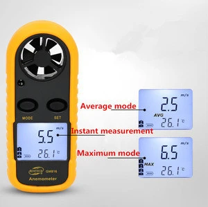 Handheld wind speed meter with HD backlights High precision wind speed measuring instrument Available at night