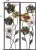 Import Handmade Metal Flowers Wall Art Decor Set of 2 Modern Hanging Metal Bedroom Wall Decorations for Home  Office  Dining Room from China