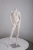 Import Headless woman mannequin glossy white mannequin with no head from China